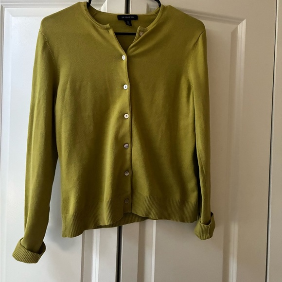 Lands' End Tops - Olive Green Land’s End Cardigan